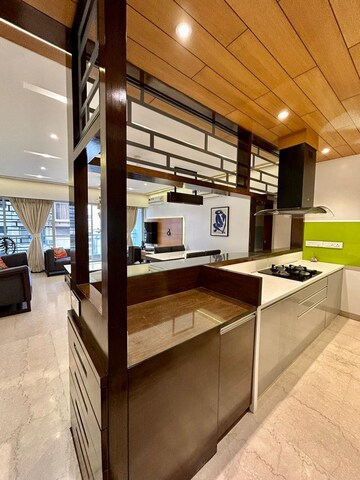 Kitchen in 2 BHK Apartment at Dheeraj Celestial, Bandra West – for Rent