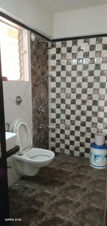 Bathroom in 1 BHK Apartment at Rosa Royale, Ghodbunder Road – for Rent