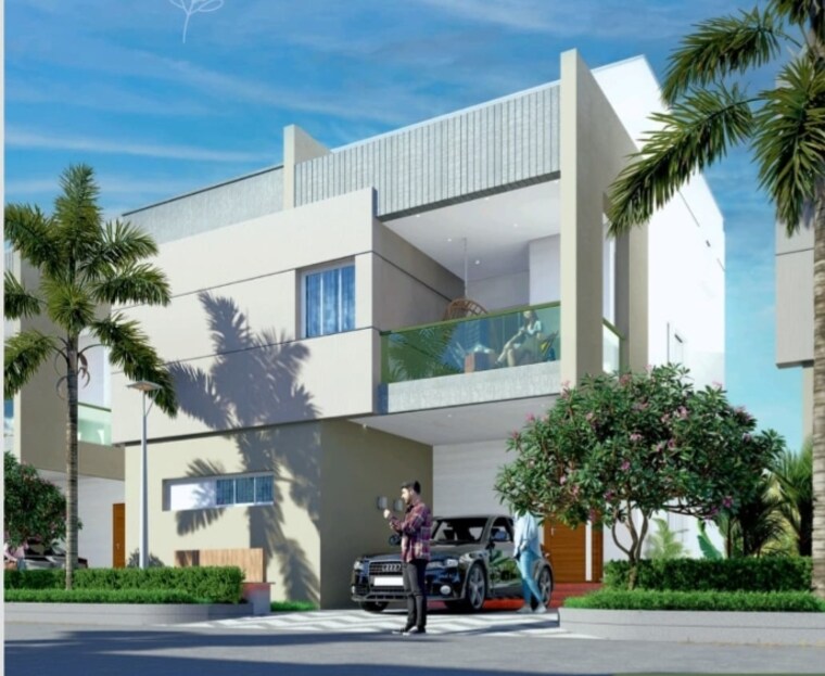 Exterior View, indresham 3 Bedroom 2320 Sq.Ft. Villa In Indresham Hyderabad 8994651