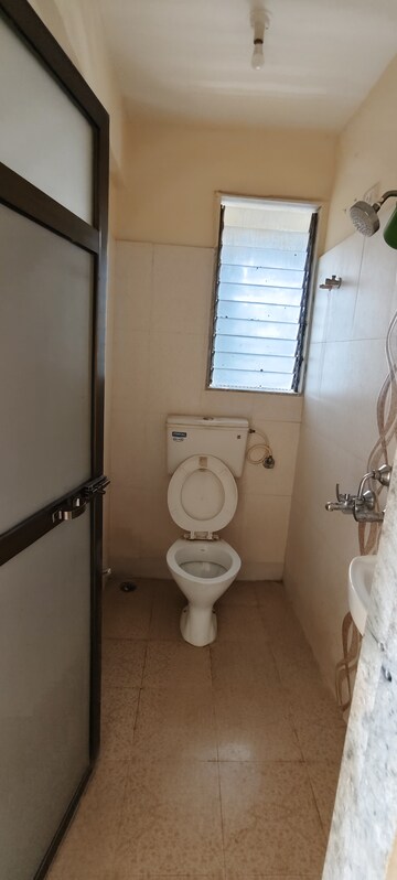 Bathroom in 1 BHK Apartment at Horizon Height, Kasarvadavali – for Rent