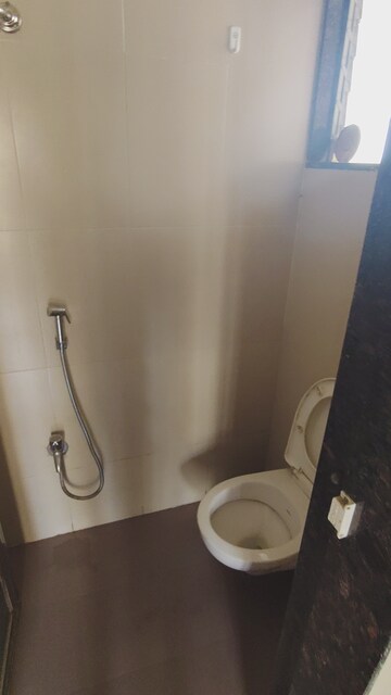 Bathroom in 1 BHK Apartment at Laabh Shubh Sanket Complex, Ghodbunder Road – for Rent