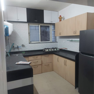 Kitchen in 2 BHK Apartment at Amanora Neo Towers, Amanora Park Town – for Rent
