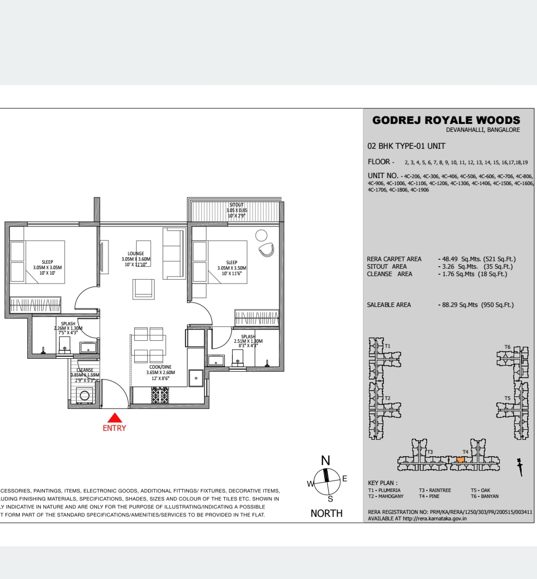 2 BHK Apartment For Sale in Godrej Royale Woods