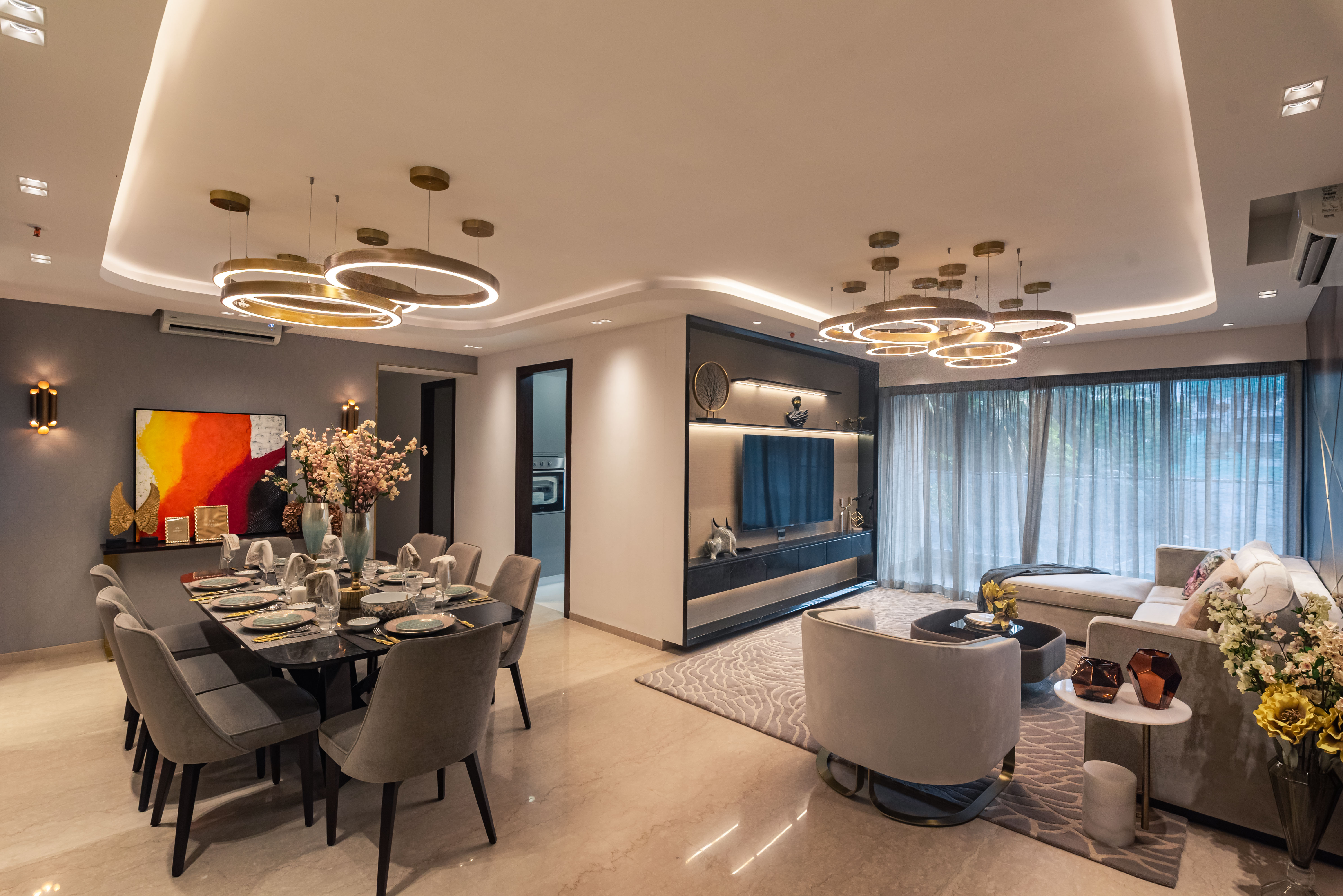 3 BHK + Extra Room 985 Sq.Ft. Apartment in Adani Ten BKC