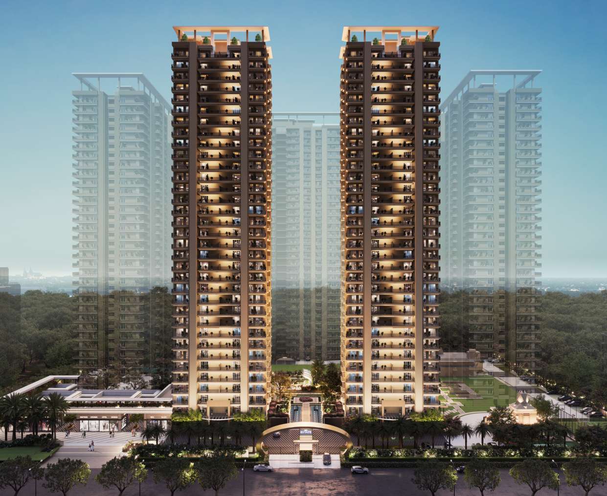 3 BHK 1450 Sq.Ft. Apartment in SKA Estate