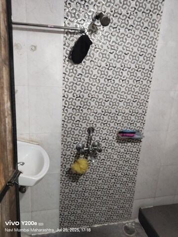 Bathroom in 1 BHK Apartment at Ghansoli Sector 21 – for Rent