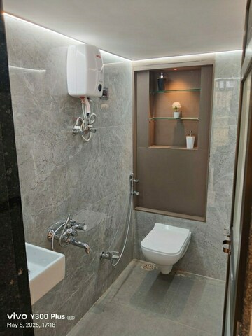 Bathroom in 1 BHK Apartment at Sai Comfort Heritage, Morya Nagar – for Sale