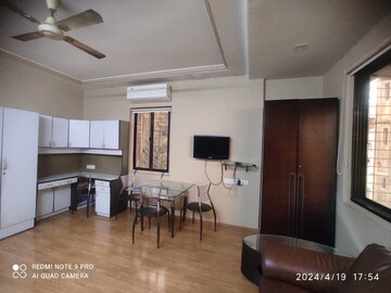 Living Room in 1 BHK Apartment at Queens View Walkeshwar, Walkeshwar – for Rent