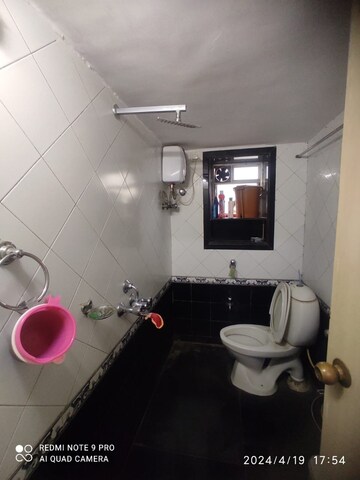 Bathroom in 1 BHK Apartment at Queens View Walkeshwar, Walkeshwar – for Rent