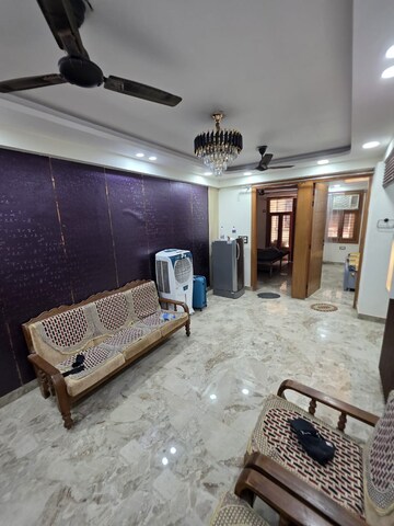 Living Room in 2 BHK Apartment at Geotech Pristine Avenue, Sector 16c Greater Noida – for Rent