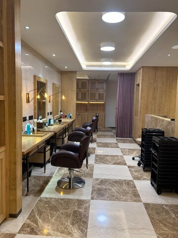 Living Room in 6 BHK Apartment at Lodha World One, Worli – for Rent