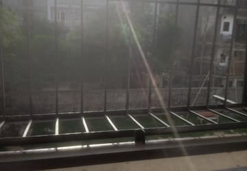 Balcony in 2 BHK Builder Floor at Vasant Kunj Enclave – for Rent