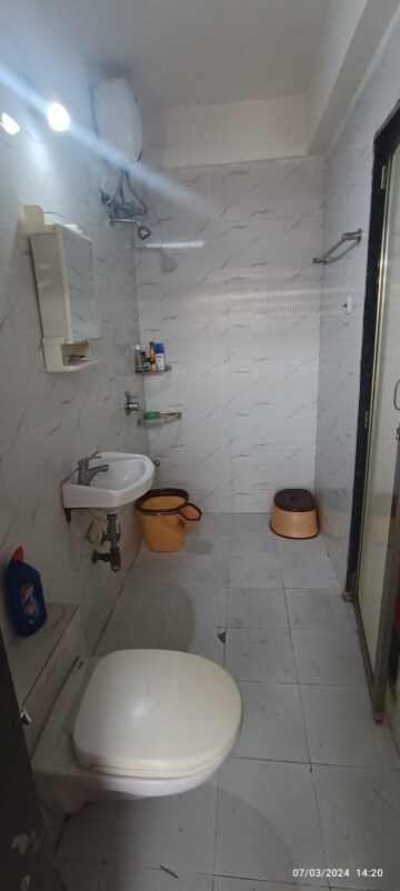 Bathroom in 2 BHK Apartment at GHP Aston, Kharghar – for Rent