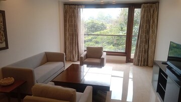Living Room in 4 BHK Apartment at Boutique Residential Apartments E-3 6, Vasant Vihar – for Rent