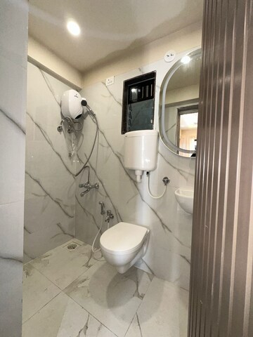 Bathroom in 1 BHK Apartment at Shellproof Gladiolus Tower, Vasai East – for Sale