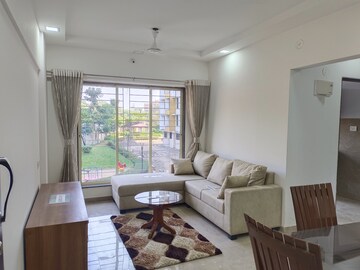 Living Room in 1 BHK Apartment at RNA Platinum City, Vasai East – for Sale