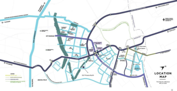 4 BHK Apartment – Map Location View at DLF Privana North, Sector 77 - for Sale