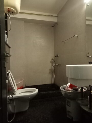 Bathroom in 1 BHK Builder Floor at Greater Kailash I – for Rent