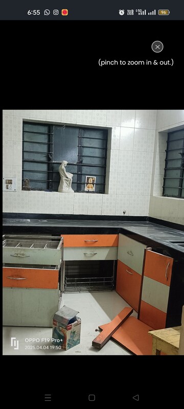 Kitchen in 1 RK Villa at Karve Nagar – for Rent