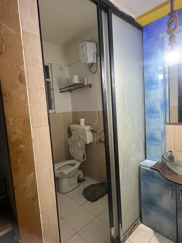 Bathroom in 2 BHK Apartment at Aishwaryam Comfort Gold, Akurdi – for Rent