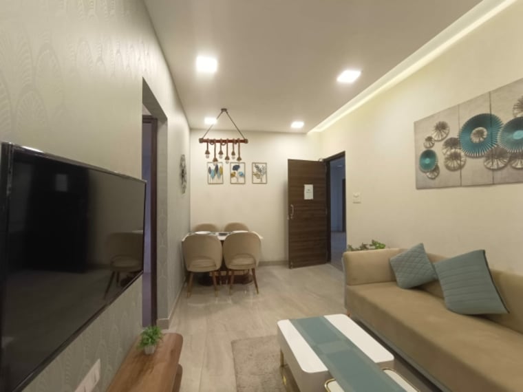 Living Room, ruparel-sereno 1 Bedroom 453 Sq.Ft. Apartment In Vasai East Palghar 8995551