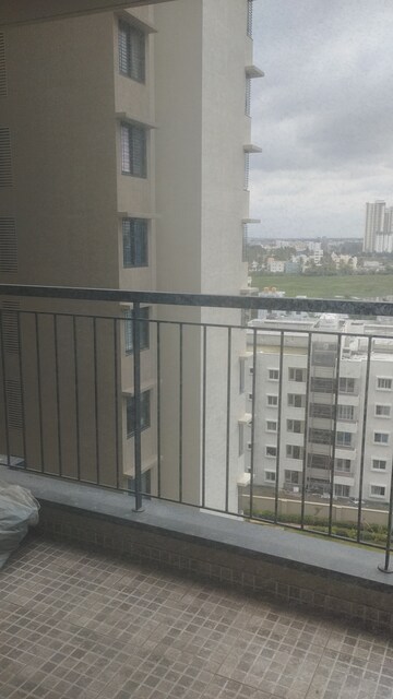 Balcony in 3 BHK Apartment at Sobha Lake Garden, Kr Puram – for Rent