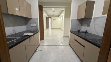 Kitchen in 1.5 BHK Builder Floor at Risland Sky Mansion, Chattarpur – for Rent