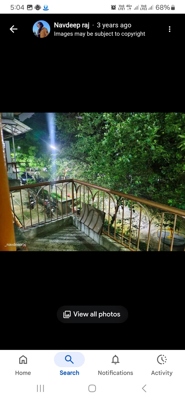 Balcony, sector 71 1 Bedroom 500 Sq.Ft. Apartment In Sector 71 Noida 8995604