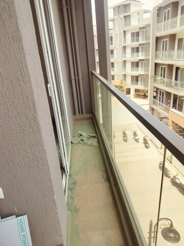 Balcony in 3.5 BHK Builder Floor at Smart World Gems, Sector 89 – for Rent
