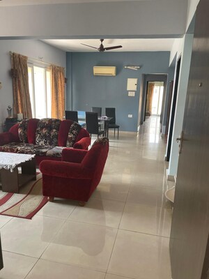 Living Room in 3.5 BHK Apartment at Shrachi Greenwood Elements, Rajarhat New Town – for Sale