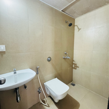 Bathroom in 1 BHK Apartment at Runwal My City Phase II Cluster 05, Usarghar Gaon – for Rent