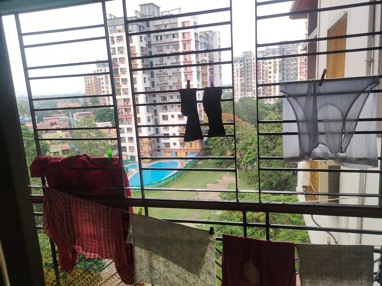 Balcony, diamond-residency 2 Bedroom 980 Sq.Ft. Apartment In Behala Kolkata 8995785