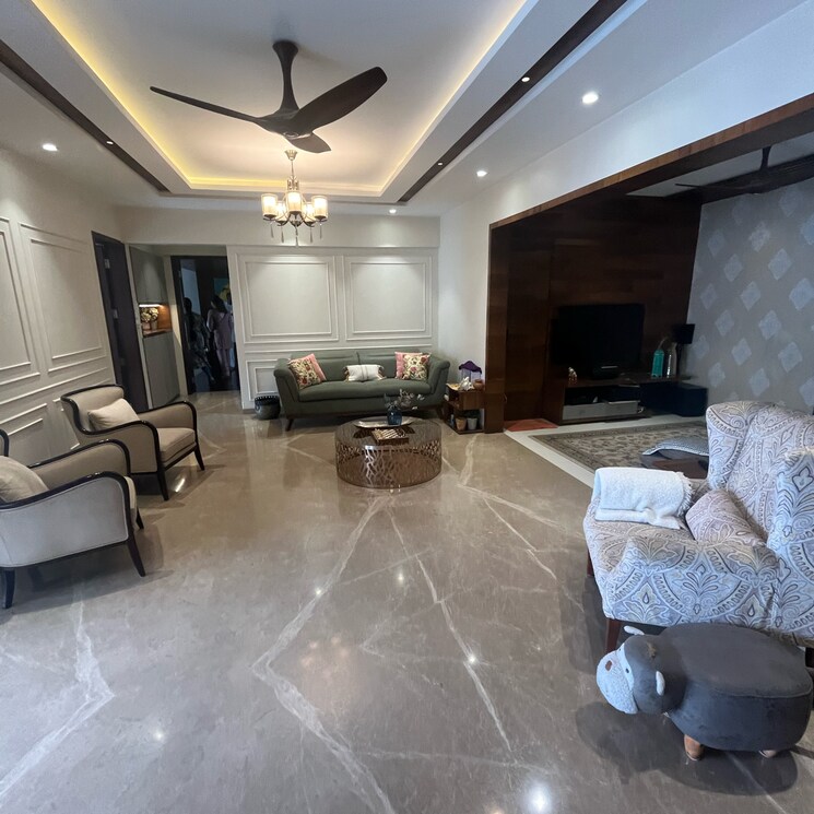 Living Room, pride-purple-park-titanium 4 Bedroom 2200 Sq.Ft. Apartment In Jagtap Dairy Pune 8995875