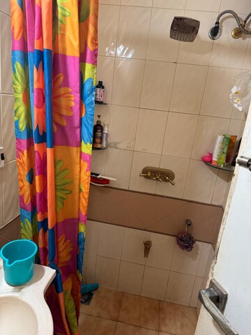 Bathroom in 2 BHK Apartment at Evershine Greens, Andheri West – for Rent