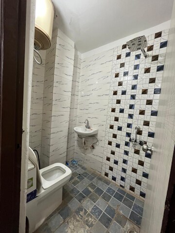 Bathroom in 2 BHK Builder Floor at Saket – for Rent