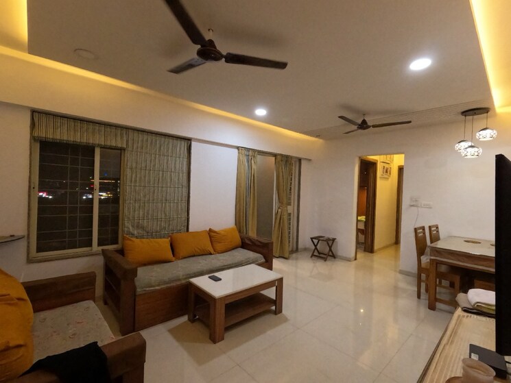 Living Room, uday-emerald-park 2 Bedroom 1000 Sq.Ft. Apartment In Tathawade Pune 8996035