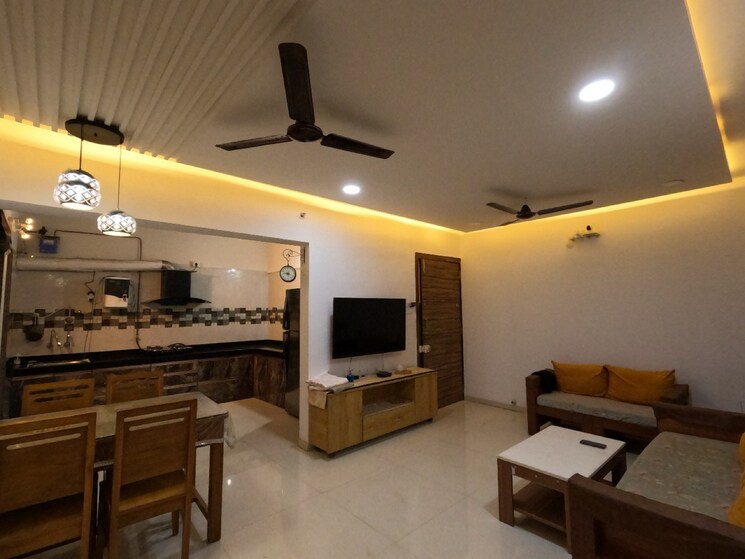 Living Room, uday-emerald-park 2 Bedroom 1000 Sq.Ft. Apartment In Tathawade Pune 8996035