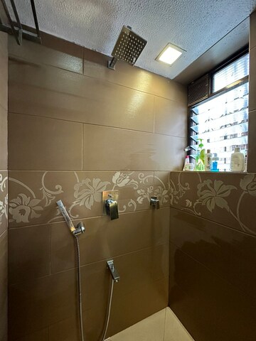 Bathroom in 2 BHK Apartment at Vasu Bhavan, Khar West – for Rent