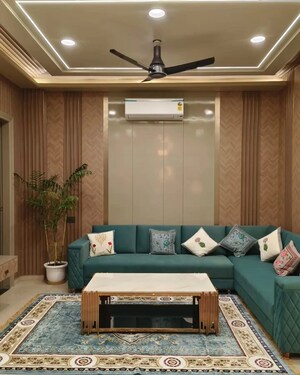 Living Room in 2 BHK Builder Floor at Mahavir Enclave 1 – for Sale