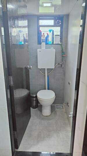 Bathroom in 1 RK Apartment at Nagari Niwara CHS, Goregaon East – for Sale