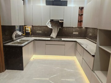 Kitchen in 3 BHK Builder Floor at Panchsheel Enclave – for Rent