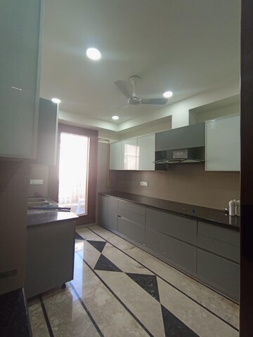 Kitchen in 4 BHK Builder Floor at Greater Kailash I – for Rent