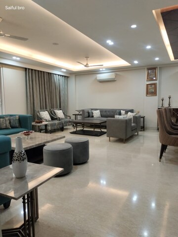Living Room in 3 BHK Builder Floor at SS The Lilac, Sector 49 – for Rent