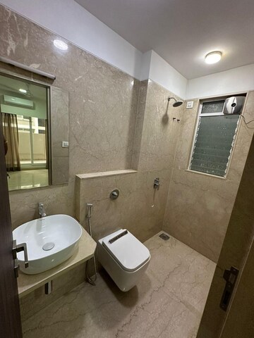 Bathroom in 3 BHK Apartment at Platinum Life, Andheri West – for Rent