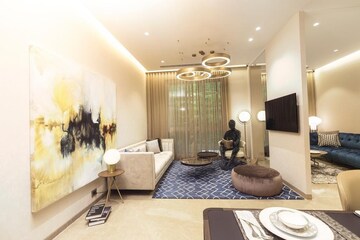 Living Room in 3 BHK Apartment at Platinum Life, Andheri West – for Rent