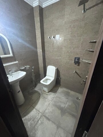 Bathroom in 2 BHK Builder Floor at Chattarpur – for Rent