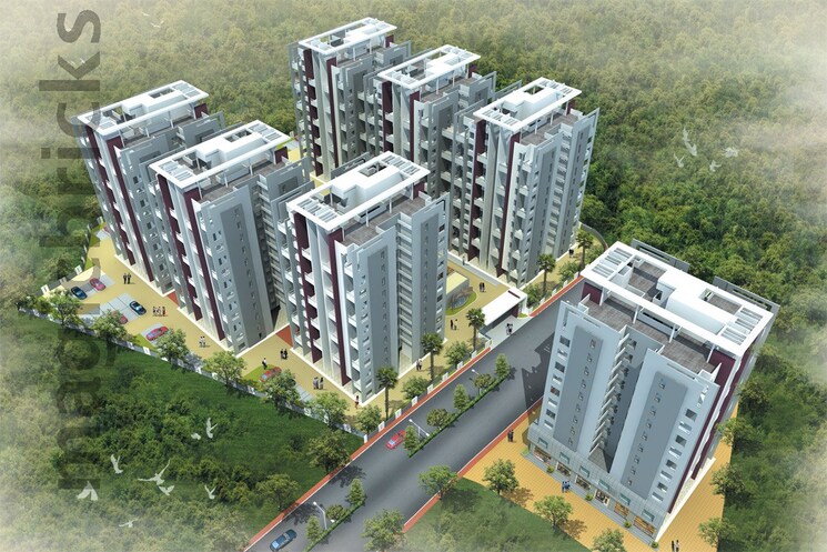 Master Plan, alcon-renaissant 2 Bedroom 850 Sq.Ft. Apartment In Kharadi Pune 8996430