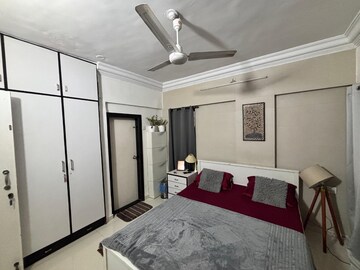 Bedroom in 3 BHK Apartment at Versova Cosmic Tower, Andheri West – for Rent