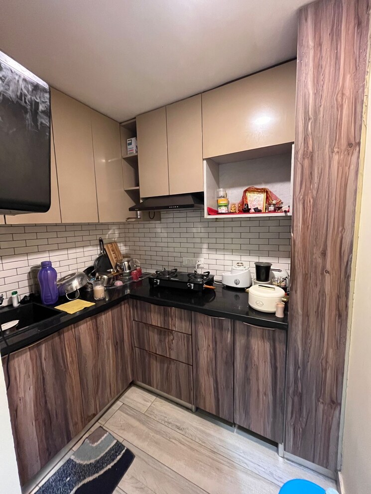 Kitchen, sector 55 1 RK 750 Sq.Ft. Builder Floor In Sector 55 Gurgaon 8996469