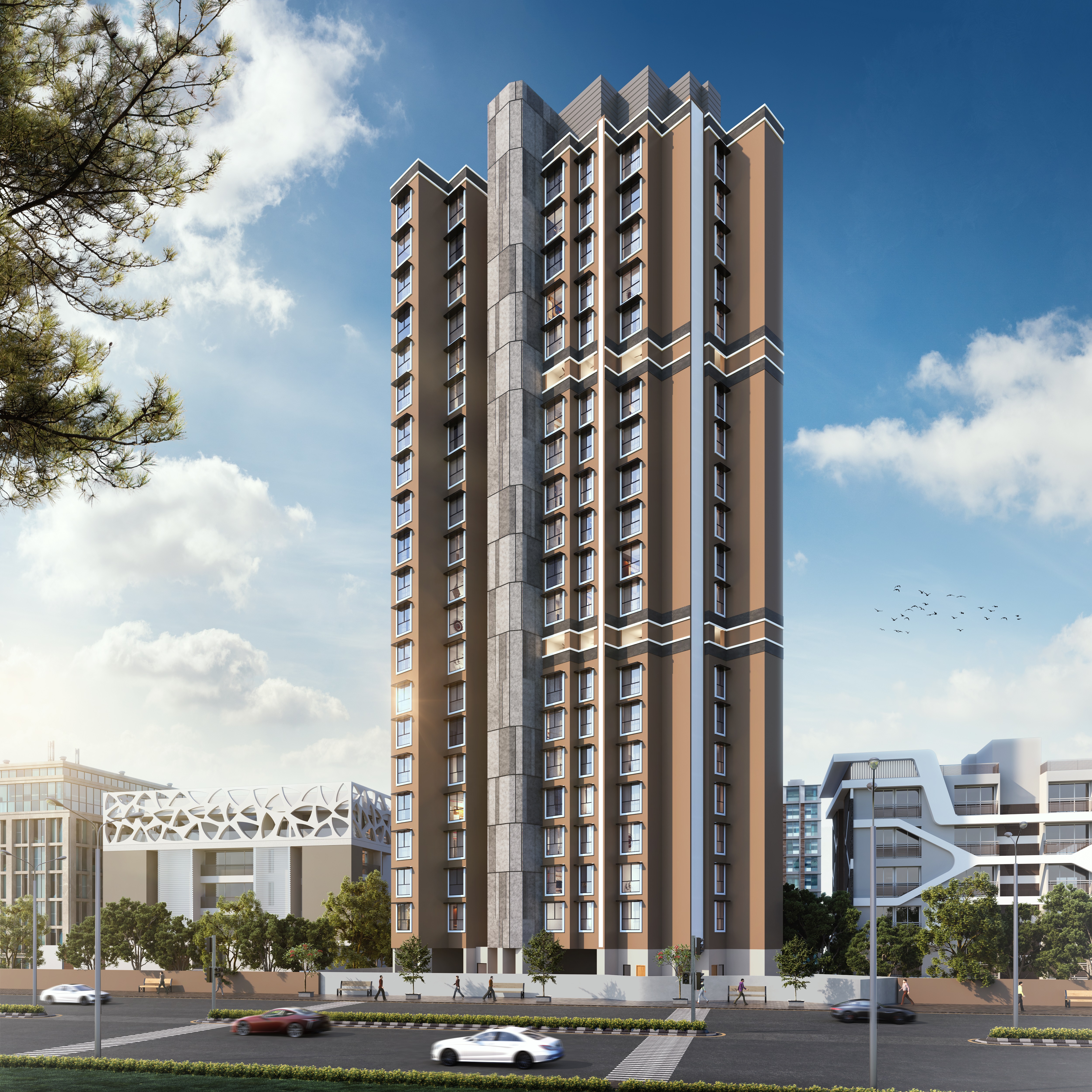 1 BHK + Pooja Room Apartment For Sale in Parshva The Dream